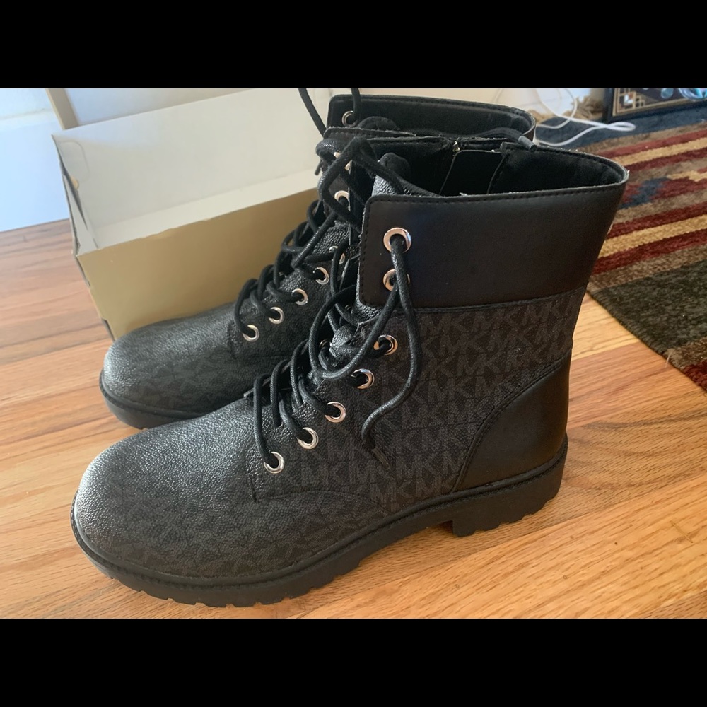 Michael Kors Combat Boots 9.5